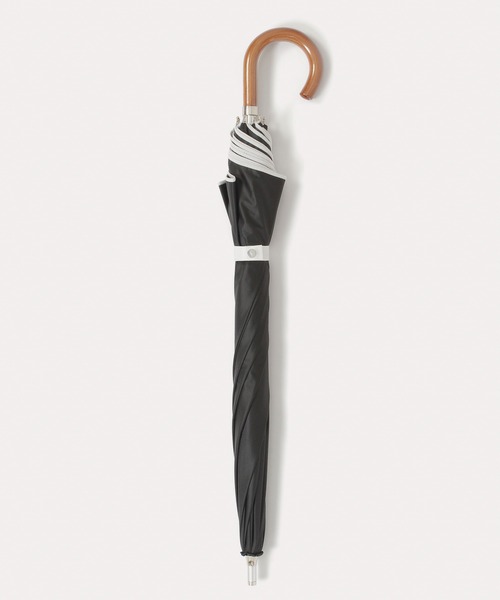 POLO RALPH LAUREN（ポロ ラルフ ローレン）の「遮光100％ 晴雨兼用日傘 長傘 ”ワンポイント　オーバロック”（長傘・レディース・オフホワイト/ブラック/ダークブルー/ベージュ・FREE）」の17枚目の写真