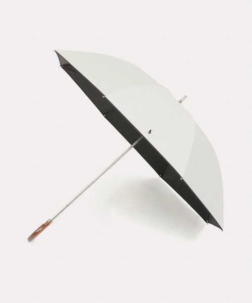 POLO RALPH LAUREN（ポロ ラルフ ローレン）の「遮光100％ 晴雨兼用日傘 長傘 ”ワンポイント　オーバロック”（長傘・レディース・オフホワイト/ブラック/ダークブルー/ベージュ・FREE）」の19枚目の写真