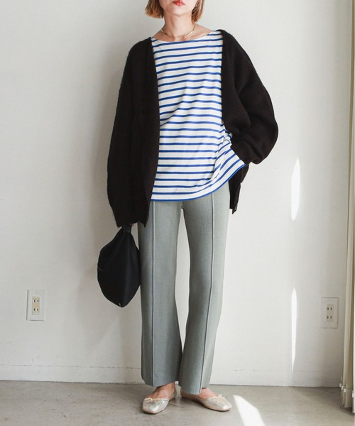 feepur（フェピュール）の「《ウォッシャブル》センターシームニットパンツ（その他パンツ・レディース・ブラック/ベージュ/ブラウン/ピンク/ブルーグレー・MEDIUM）」の11枚目の写真