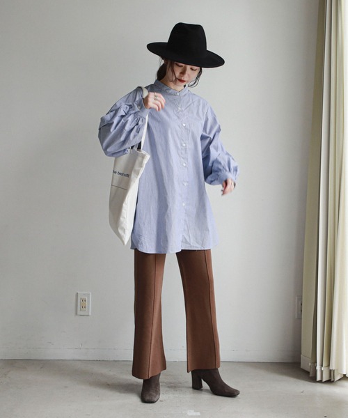 feepur（フェピュール）の「《ウォッシャブル》センターシームニットパンツ（その他パンツ・レディース・ブラック/ベージュ/ブラウン/ピンク/ブルーグレー・MEDIUM）」の18枚目の写真