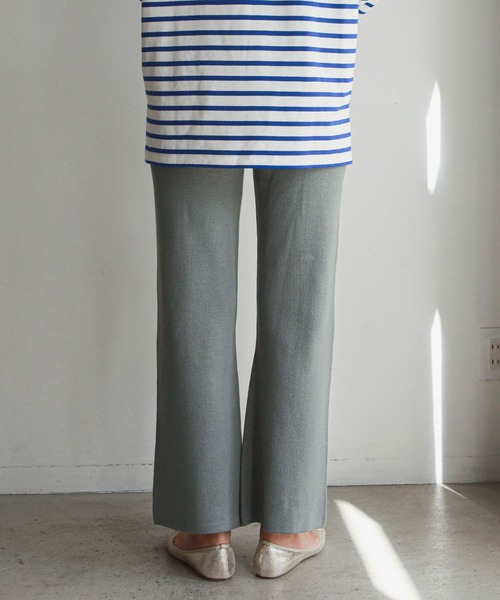 feepur（フェピュール）の「《ウォッシャブル》センターシームニットパンツ（その他パンツ・レディース・ブラック/ベージュ/ブラウン/ピンク/ブルーグレー・MEDIUM）」の13枚目の写真