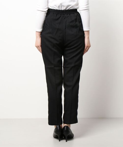 prose verse（プロズヴェール）の「《WEB限定》ウールライクセンタープレスパンツ（スラックス・レディース・ブラック/グレイッシュベージュ/オレンジ/キャメル/アイボリー・MEDIUM）」の7枚目の写真