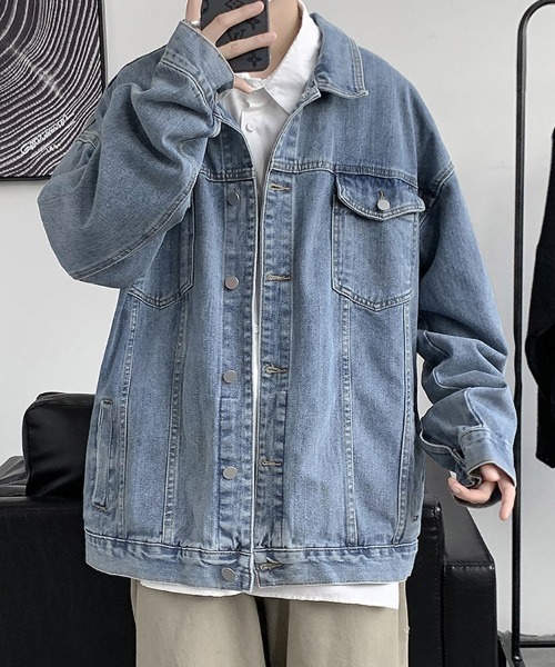 Ressaca(レサーカ)の「オーバーサイズ デニムジャケット Gジャン(デニムジャケット・メンズ・ブルー・M/L/XL)」の11枚目の写真