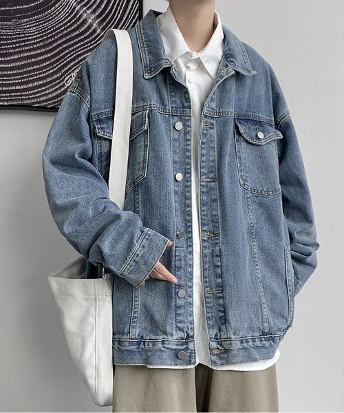 Ressaca(レサーカ)の「オーバーサイズ デニムジャケット Gジャン(デニムジャケット・メンズ・ブルー・M/L/XL)」の9枚目の写真