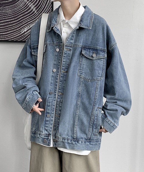 Ressaca(レサーカ)の「オーバーサイズ デニムジャケット Gジャン(デニムジャケット・メンズ・ブルー・M/L/XL)」の6枚目の写真