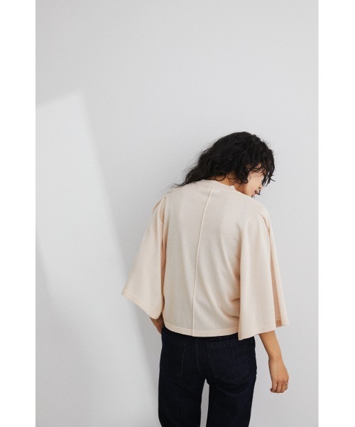 STYLEMIXER(スタイルミキサー)の「スリットスリーブドライニット(ニット/セーター・レディース・ピンク/ライトベージュ/ブラック/グリーン・FREE)」の21枚目の写真