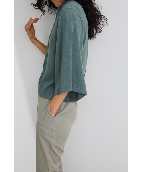 STYLEMIXER(スタイルミキサー)の「スリットスリーブドライニット(ニット/セーター・レディース・ピンク/ライトベージュ/ブラック/グリーン・FREE)」の11枚目の写真