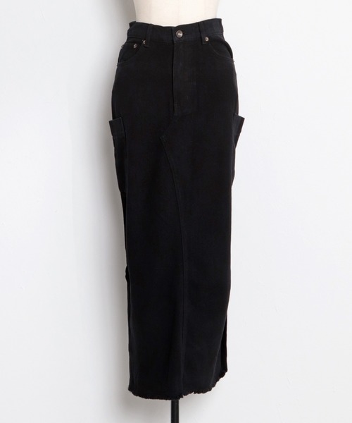 Bonjour Sagan（ボンジュールサガン）の「カーゴタイトロングスカート（スカート・レディース・ブラック/ブラウン/カーキ/キナリ/ベージュ・FREE）」の22枚目の写真