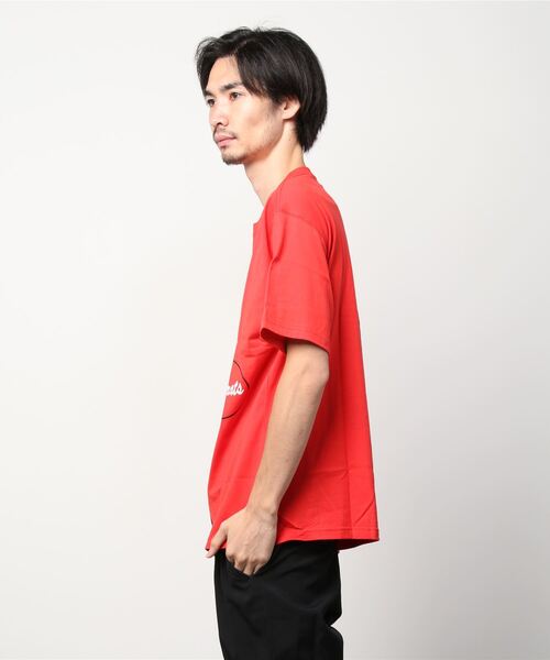 24karats（トゥウェンティーフォーカラッツ）の「Whisper Talk Tee SS（Tシャツ/カットソー・メンズ・ブラック/レッド・SMALL/MEDIUM）」の11枚目の写真