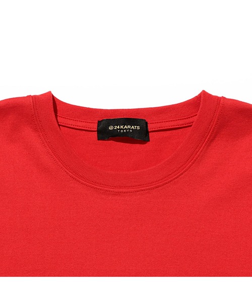 24karats（トゥウェンティーフォーカラッツ）の「Whisper Talk Tee SS（Tシャツ/カットソー・メンズ・ブラック/レッド・SMALL/MEDIUM）」の4枚目の写真