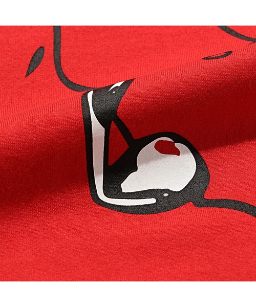 24karats（トゥウェンティーフォーカラッツ）の「Whisper Talk Tee SS（Tシャツ/カットソー・メンズ・ブラック/レッド・SMALL/MEDIUM）」の6枚目の写真