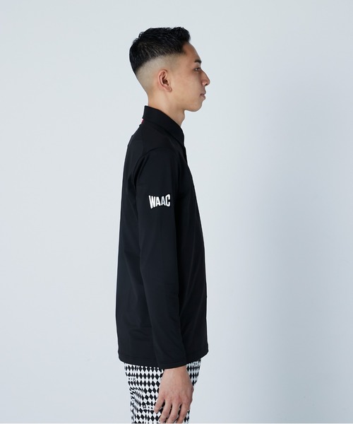 WAAC [ワック]MENS PLAYERS EDITION長袖ポロシャツ WAAC（ワック）の「《WAAC》MENS PLAYERS EDITION WONDER 長袖