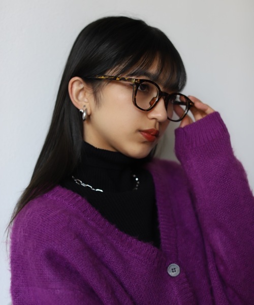 SHAGGIE(シャギー)の「ラウンドメガネ(メガネ・レディース・ブラウン/その他・FREE)」の3枚目の写真