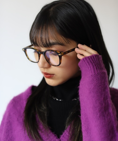 SHAGGIE(シャギー)の「ラウンドメガネ(メガネ・レディース・ブラウン/その他・FREE)」の5枚目の写真