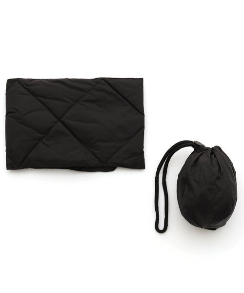 Ampersand（アンパサンド）の「/ライトダウンマフラー_撥水加工（マフラー・キッズ・ピンク/ブラック/カーキ/ベージュ・140/95/120）」の14枚目の写真