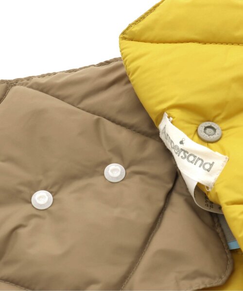 Ampersand（アンパサンド）の「/ライトダウンマフラー_撥水加工（マフラー・キッズ・ピンク/ブラック/カーキ/ベージュ・140/95/120）」の17枚目の写真