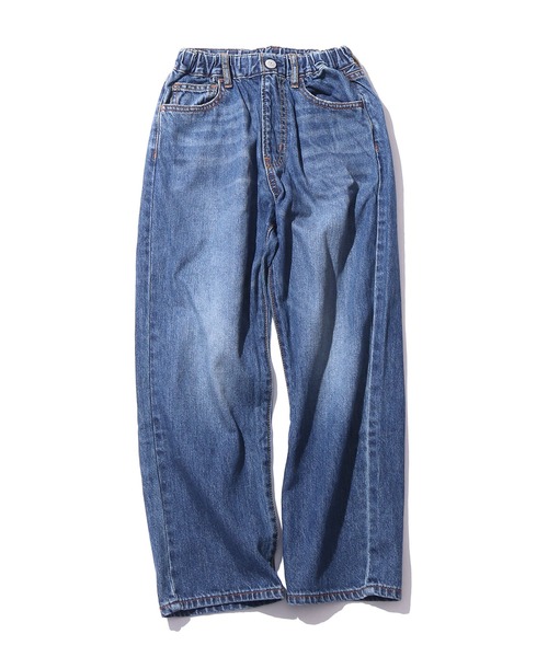 F.O.U(エフオーユー)の「F.O.U/エフオーユー 5ポケットデニム デニムパンツ 10分丈(デニムパンツ・キッズ・ブルー/ネイビー・130/140)」の1枚目の写真