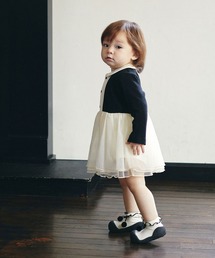 D.fesense | カーデ重ね着風ロンパース(ロンパース)