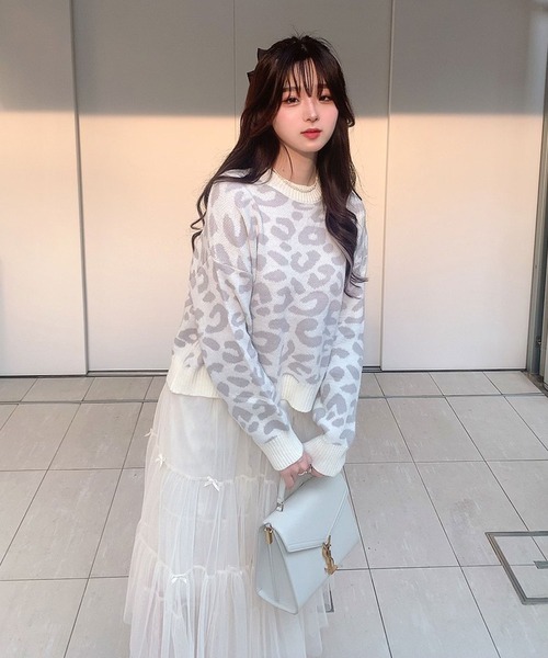 titty＆Co. PETIT by poyo（ティティーアンドコープティバイポヨ）の「【過去品番】【titty&Co.PETIT by POYO】チュールティアードミディスカート（スカート・レディース・ホワイト・FREE）」の19枚目の写真