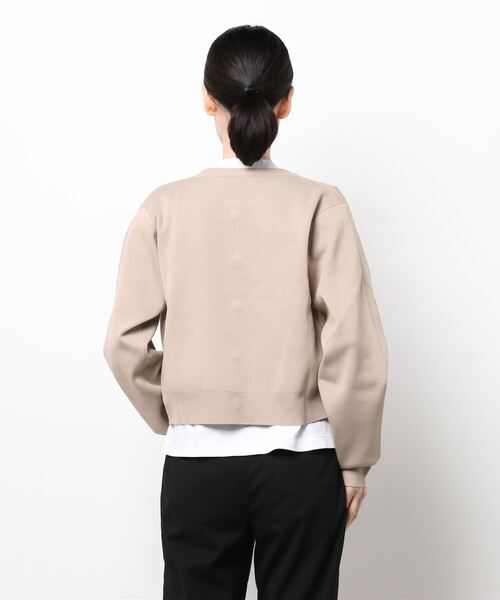 REDYAZEL（レディアゼル）の「ニットブルゾン（カーディガン/ボレロ・レディース・ベージュ/サックスブルー/ネイビー・FREE）」の5枚目の写真