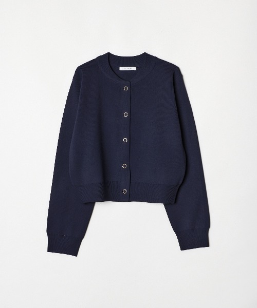 REDYAZEL（レディアゼル）の「ニットブルゾン（カーディガン/ボレロ・レディース・ベージュ/サックスブルー/ネイビー・FREE）」の3枚目の写真