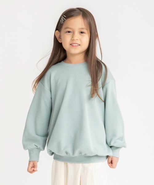 BRANSHES（ブランシェス）の「バックフリルチュニック（スウェット・キッズ・ブラック/ピンク/グリーン・130/140/110/120/100/90/150）」の9枚目の写真