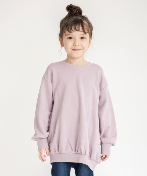 BRANSHES（ブランシェス）の「バックフリルチュニック（スウェット・キッズ・ブラック/ピンク/グリーン・130/140/110/120/100/90/150）」の18枚目の写真