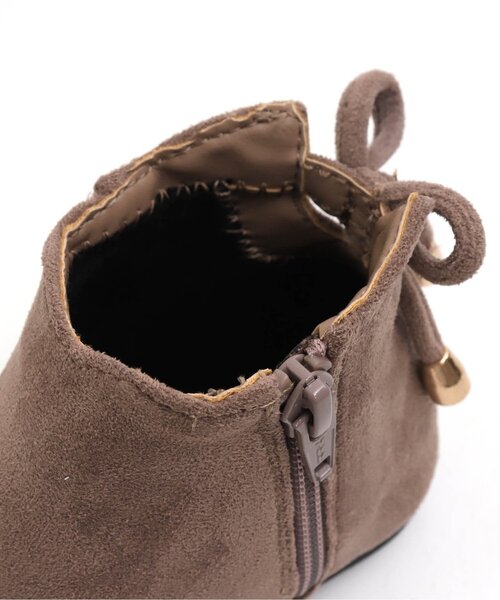 apres les cours（アプレレクール）の「バックリボンブーツ（ブーツ・キッズ・ブラウン/ベージュ・19/17/16/15 /20/18/14）」の8枚目の写真