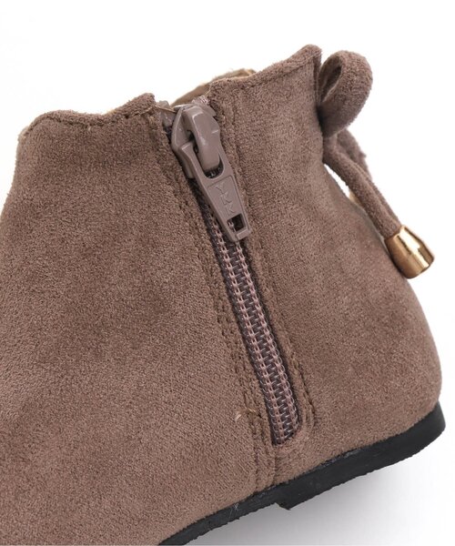 apres les cours（アプレレクール）の「バックリボンブーツ（ブーツ・キッズ・ブラウン/ベージュ・19/17/16/15 /20/18/14）」の7枚目の写真