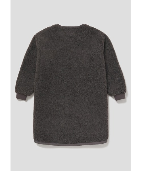 Design Tshirts Store graniph（デザイン　ティーシャツ　ストア　グラニフ）の「ステッチラインパターン｜ボアアウター（ブルゾン・レディース・チャコール・FREE）」の8枚目の写真