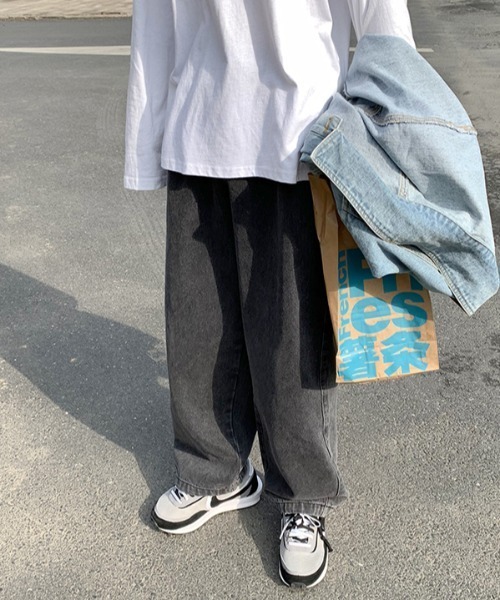 MGV(エムジーヴィー)の「2WAYルーズストレートイージーデニムパンツ(デニムパンツ・メンズ・ブラック/ブルー・MEDIUM/LARGE/X-LARGE)」の17枚目の写真