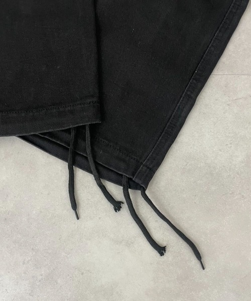 MGV(エムジーヴィー)の「2WAYルーズストレートイージーデニムパンツ(デニムパンツ・メンズ・ブラック/ブルー・MEDIUM/LARGE/X-LARGE)」の5枚目の写真