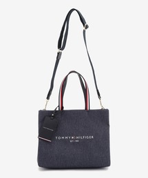 本革トートバッグ　トミーフィルフィガーデニム トミー ヒルフィガー TOMMY HILFIGER デニムトートバッグ
