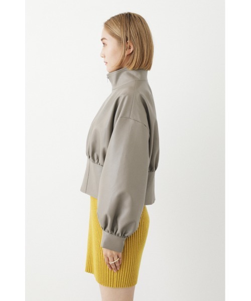 SHEL'TTER ORIGINAL（シェルターオリジナル）の「フェイクレザーブルゾン（ブルゾン・レディース・パープル/グレー・FREE）」の7枚目の写真