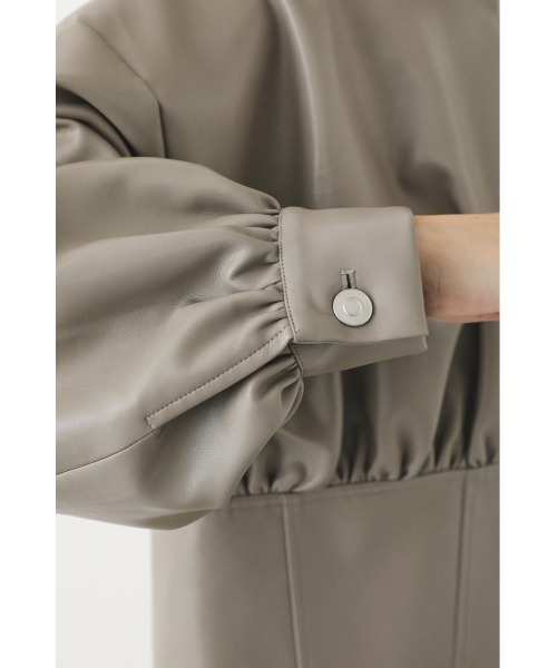 SHEL'TTER ORIGINAL（シェルターオリジナル）の「フェイクレザーブルゾン（ブルゾン・レディース・パープル/グレー・FREE）」の10枚目の写真