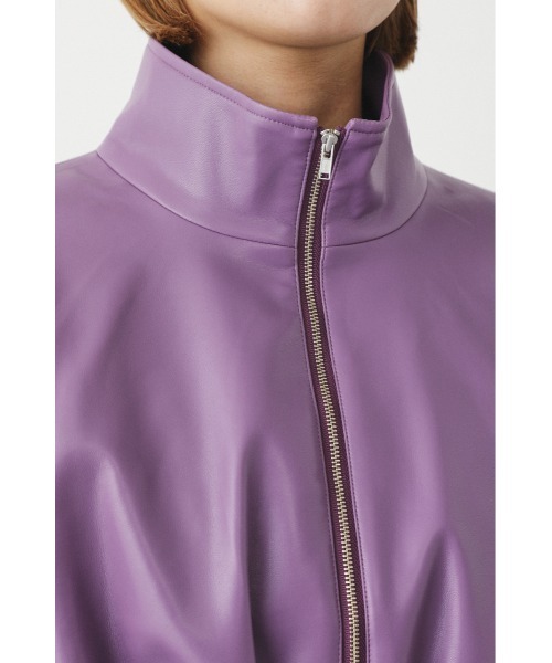 SHEL'TTER ORIGINAL（シェルターオリジナル）の「フェイクレザーブルゾン（ブルゾン・レディース・パープル/グレー・FREE）」の13枚目の写真