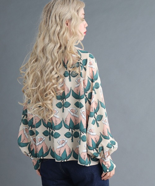 peu pres（プープレ）の「ばらのつぼみpr　ボウタイブラウス（シャツ/ブラウス・レディース・ピンク/イエロー・FREE）」の4枚目の写真