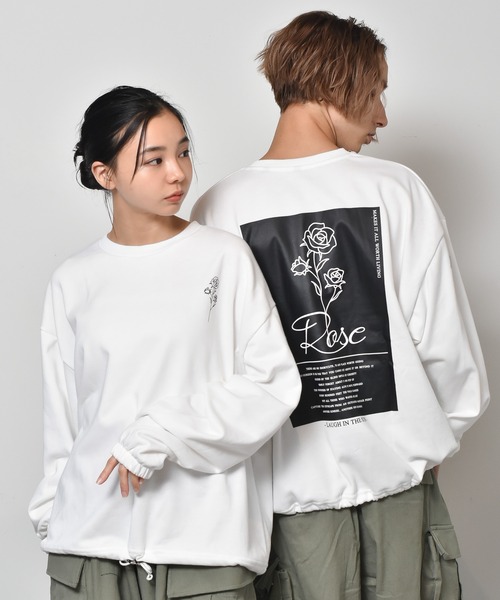 Starting Over(スターティングオーバー)の「裏毛 イラストバックプリント クルーネックスウェット(スウェット・メンズ・ホワイト系/グリーン系1/ホワイト系6/ブルー系2/ホワイト系2/グリーン系/グレー系6/グレー系2/グレー系5/ブルー系4/ホワイト系1/グレー系3/ホワイト系3/ホワイト系4/グレー系1/グレー系/ブルー系1/ホワイト系5/ブルー系/ブルー系3/グレー系4/ブルー系5/グレー系7・L/M)」の4枚目の写真