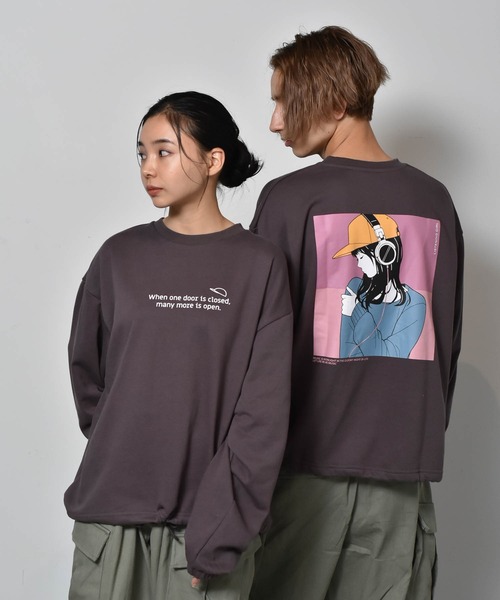 Starting Over(スターティングオーバー)の「裏毛 イラストバックプリント クルーネックスウェット(スウェット・メンズ・ホワイト系/グリーン系1/ホワイト系6/ブルー系2/ホワイト系2/グリーン系/グレー系6/グレー系2/グレー系5/ブルー系4/ホワイト系1/グレー系3/ホワイト系3/ホワイト系4/グレー系1/グレー系/ブルー系1/ホワイト系5/ブルー系/ブルー系3/グレー系4/ブルー系5/グレー系7・L/M)」の9枚目の写真