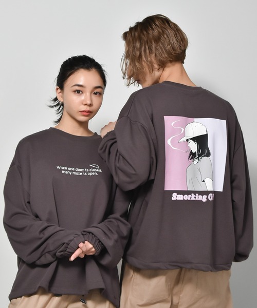 Starting Over(スターティングオーバー)の「裏毛 イラストバックプリント クルーネックスウェット(スウェット・メンズ・ホワイト系/グリーン系1/ホワイト系6/ブルー系2/ホワイト系2/グリーン系/グレー系6/グレー系2/グレー系5/ブルー系4/ホワイト系1/グレー系3/ホワイト系3/ホワイト系4/グレー系1/グレー系/ブルー系1/ホワイト系5/ブルー系/ブルー系3/グレー系4/ブルー系5/グレー系7・L/M)」の15枚目の写真