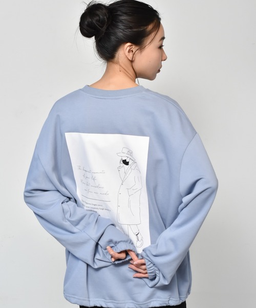 Starting Over(スターティングオーバー)の「裏毛 イラストバックプリント クルーネックスウェット(スウェット・メンズ・ホワイト系/グリーン系1/ホワイト系6/ブルー系2/ホワイト系2/グリーン系/グレー系6/グレー系2/グレー系5/ブルー系4/ホワイト系1/グレー系3/ホワイト系3/ホワイト系4/グレー系1/グレー系/ブルー系1/ホワイト系5/ブルー系/ブルー系3/グレー系4/ブルー系5/グレー系7・L/M)」の21枚目の写真