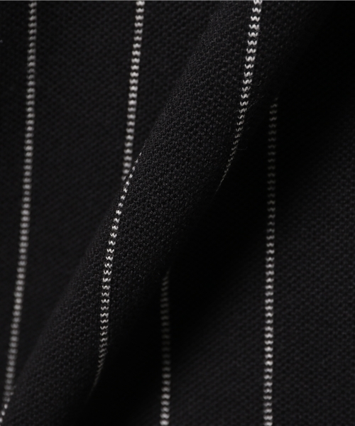 WEGO（ウィゴー）の「WEGO/鹿の子ストライプポケTシャツ（Tシャツ/カットソー・メンズ・ホワイト/ブラック・LARGE/MEDIUM）」の6枚目の写真