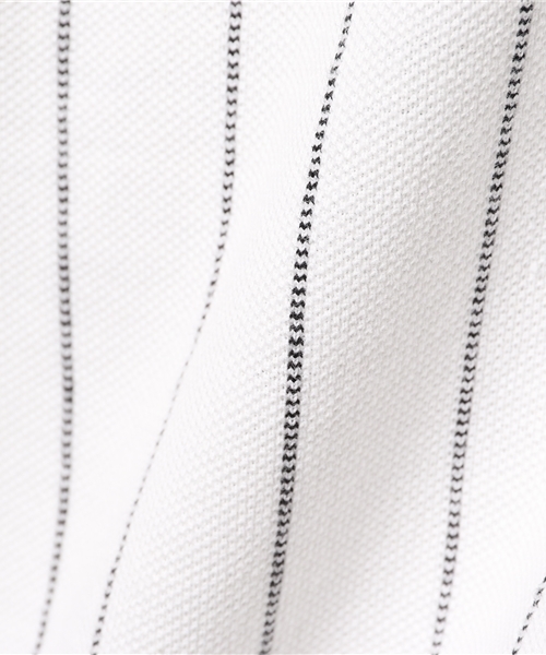 WEGO（ウィゴー）の「WEGO/鹿の子ストライプポケTシャツ（Tシャツ/カットソー・メンズ・ホワイト/ブラック・LARGE/MEDIUM）」の7枚目の写真