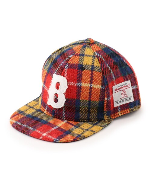 HARRIS TWEED（ハリスツイード）の「◆Harris Tweed ハリス ツィード フェルトワッペン ベースボールキャップ（キャップ・レディース・グレー/チャコールグレー/ブラック/ブラウン系/ベージュ/ワインレッド/ネイビー・99）」の10枚目の写真