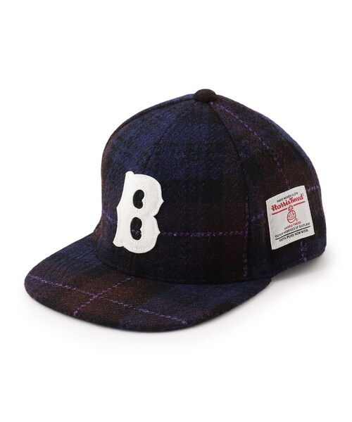 HARRIS TWEED（ハリスツイード）の「◆Harris Tweed ハリス ツィード フェルトワッペン ベースボールキャップ（キャップ・レディース・グレー/チャコールグレー/ブラック/ブラウン系/ベージュ/ワインレッド/ネイビー・99）」の15枚目の写真