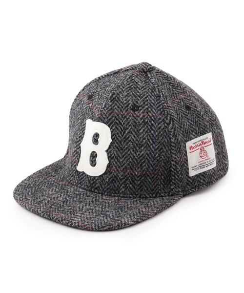 HARRIS TWEED（ハリスツイード）の「◆Harris Tweed ハリス ツィード フェルトワッペン ベースボールキャップ（キャップ・レディース・グレー/チャコールグレー/ブラック/ブラウン系/ベージュ/ワインレッド/ネイビー・99）」の20枚目の写真