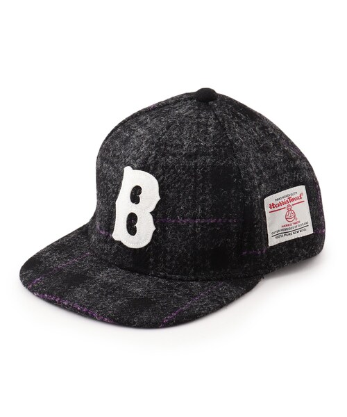HARRIS TWEED（ハリスツイード）の「◆Harris Tweed ハリス ツィード フェルトワッペン ベースボールキャップ（キャップ・レディース・グレー/チャコールグレー/ブラック/ブラウン系/ベージュ/ワインレッド/ネイビー・99）」の13枚目の写真