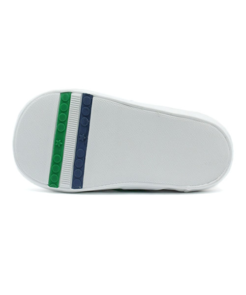 CONVERSE（コンバース）の「MINI P-L 2 / ミニ P-L 2（スニーカー・キッズ・ホワイト×グリーン/オレンジ・14cm/13.5㎝/13cm/15cm/14.5㎝/12.5cm/12cm）」の7枚目の写真