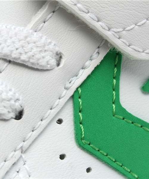 CONVERSE（コンバース）の「MINI P-L 2 / ミニ P-L 2（スニーカー・キッズ・ホワイト×グリーン/オレンジ・14cm/13.5㎝/13cm/15cm/14.5㎝/12.5cm/12cm）」の4枚目の写真