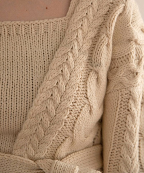 mangata（モンガータ）の「Cable knit ensemble（ニット/セーター  